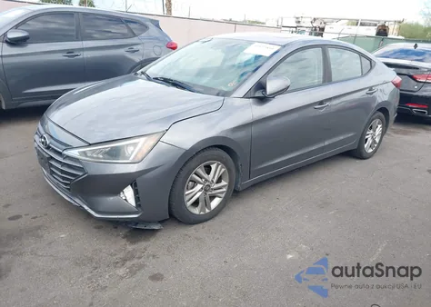 2019 Hyundai Elantra Value Edition из США, поврежденный, VIN 5NPD84LF8KH460241